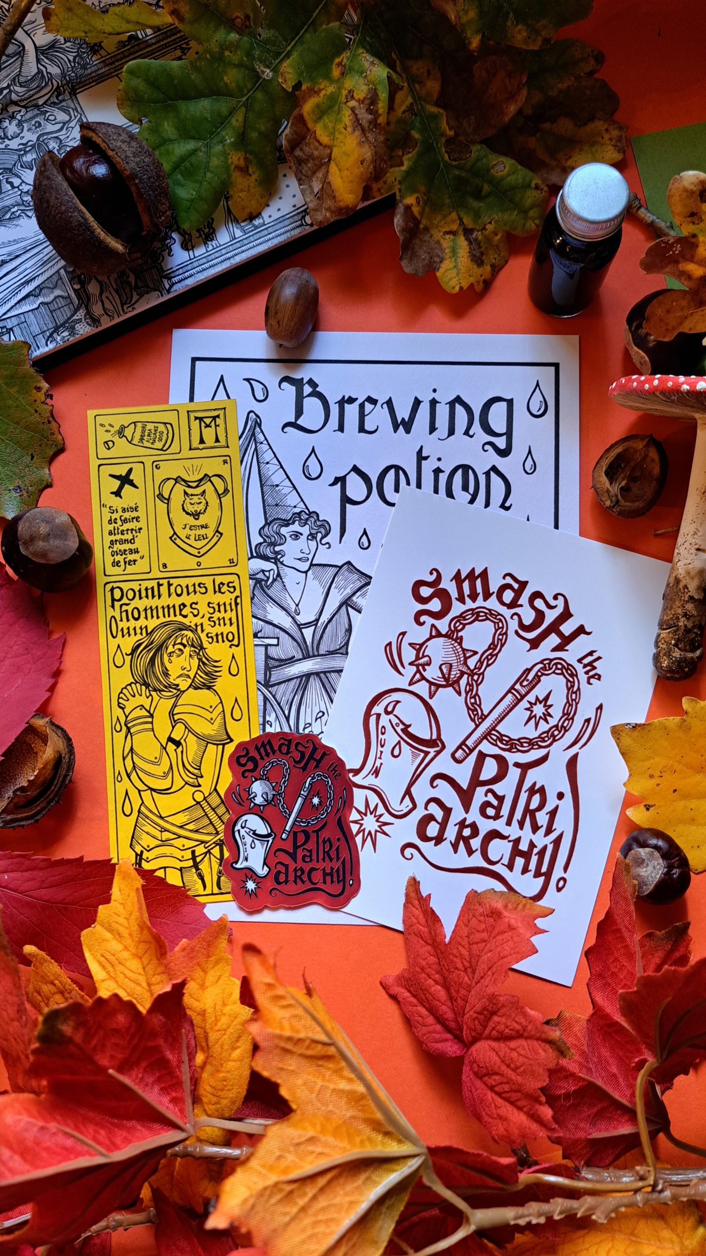 Lot Brewing Potion with Male Tears