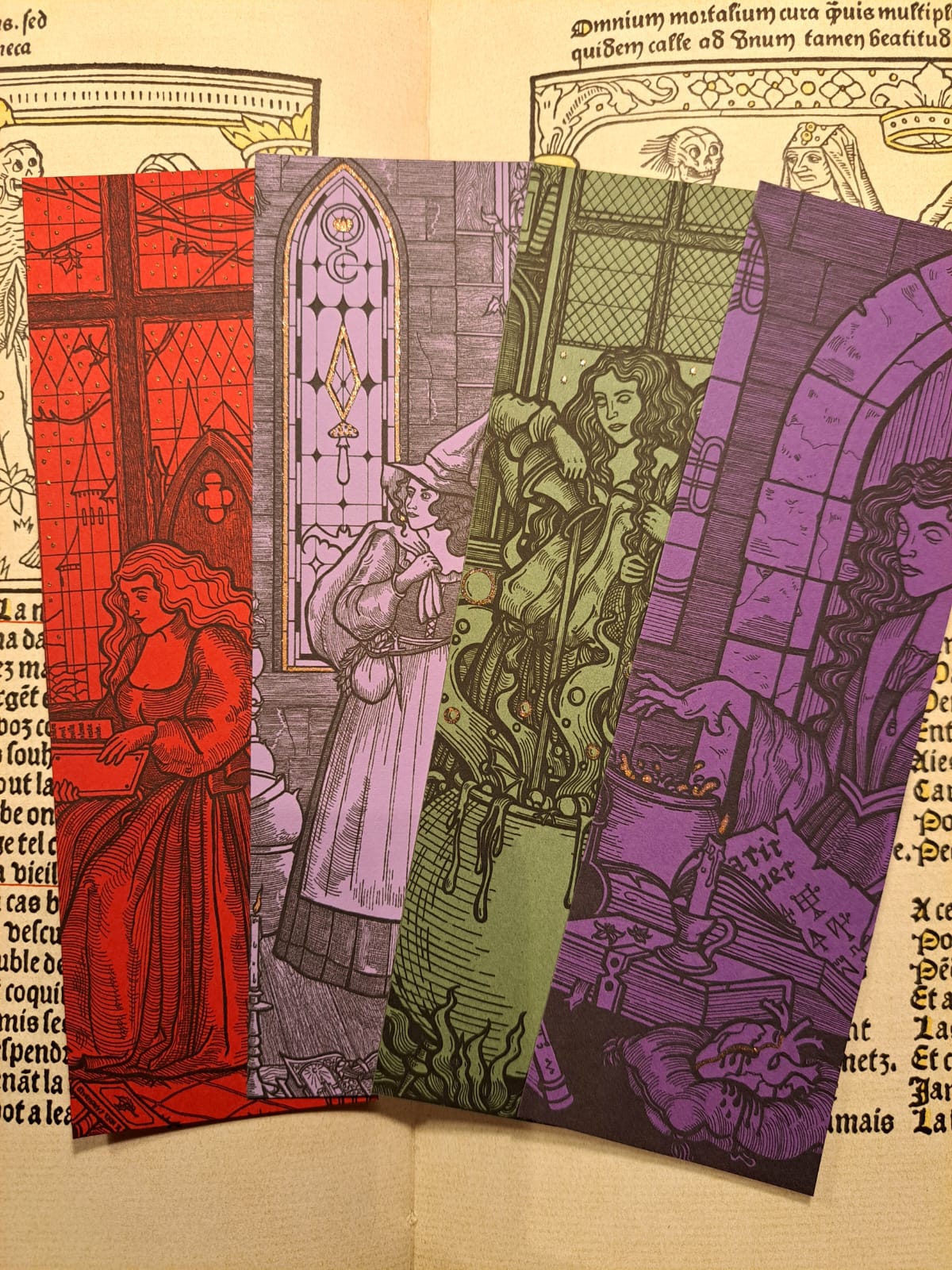 Lot de marque-pages "Les Sorcières"