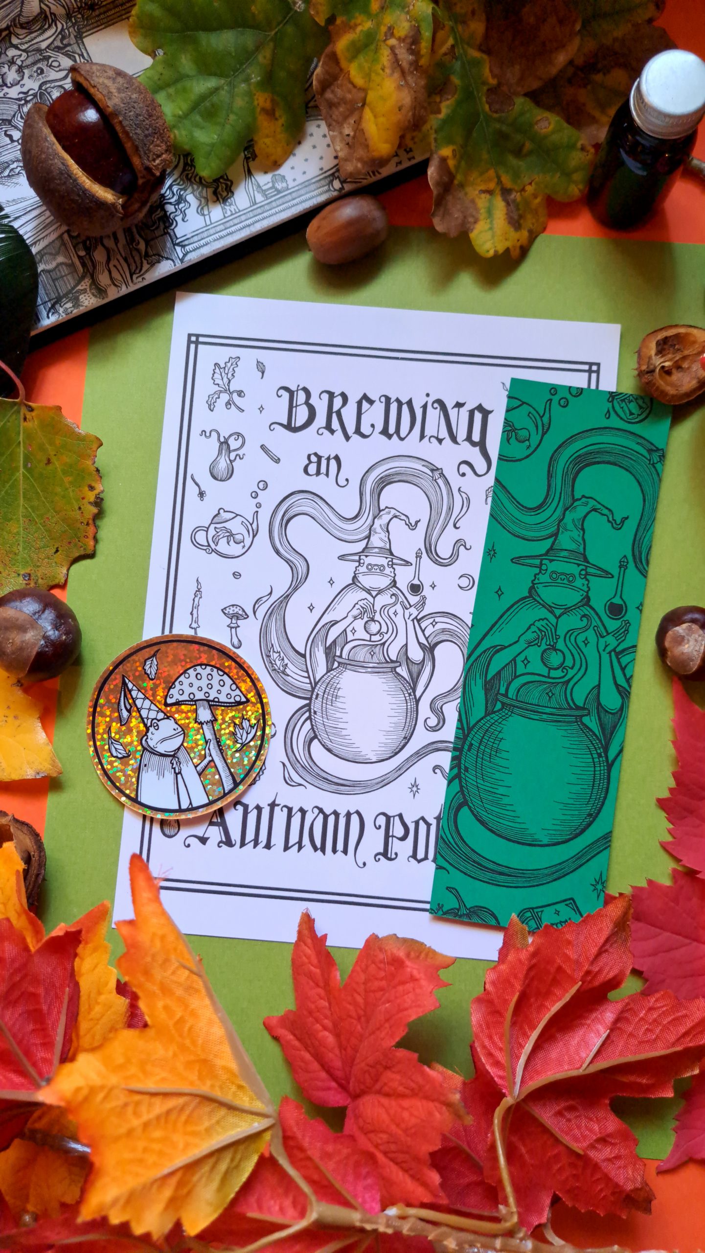 Lot Brewing An Autumn Potion