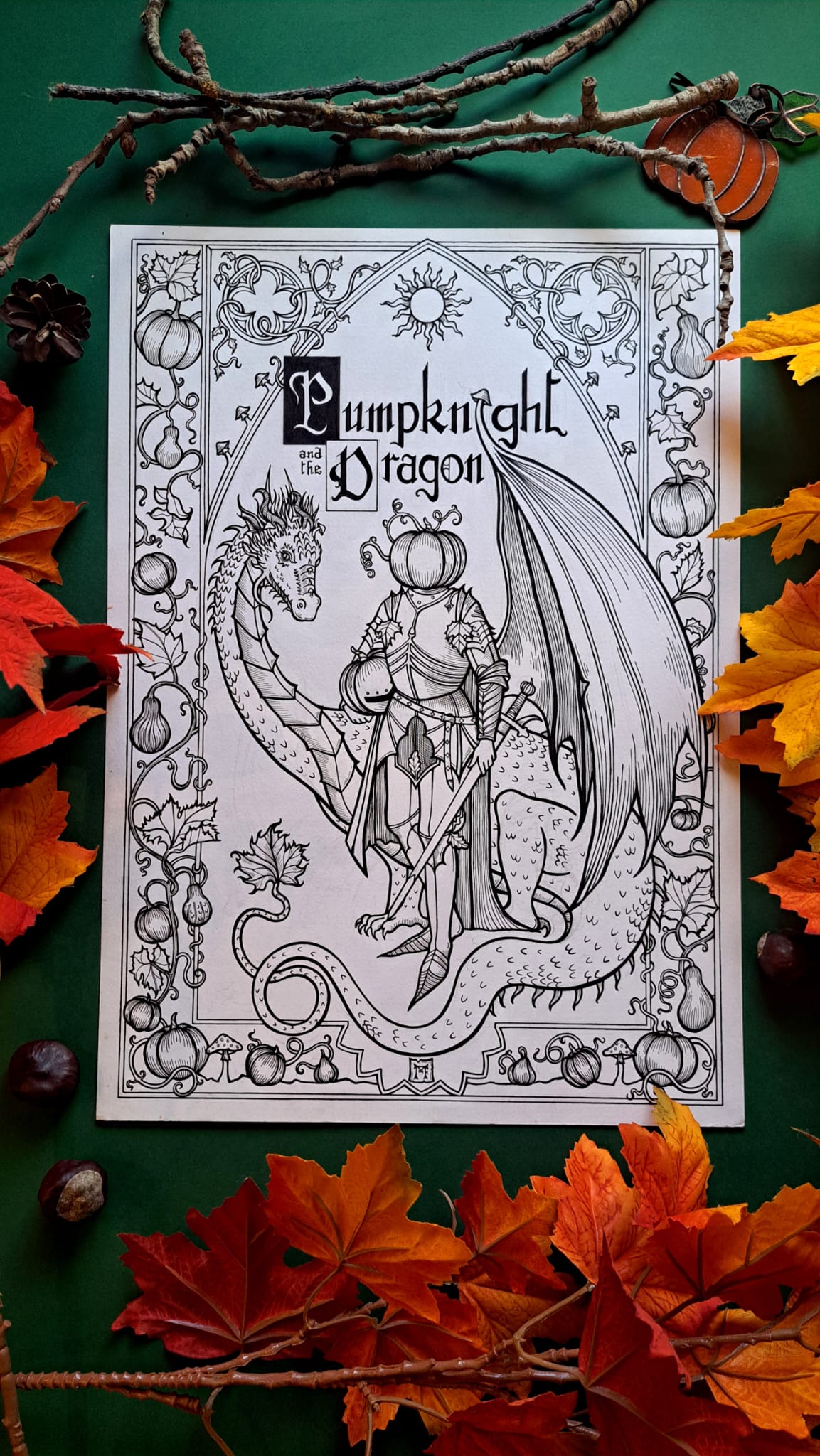 Pumpknight and the Dragon