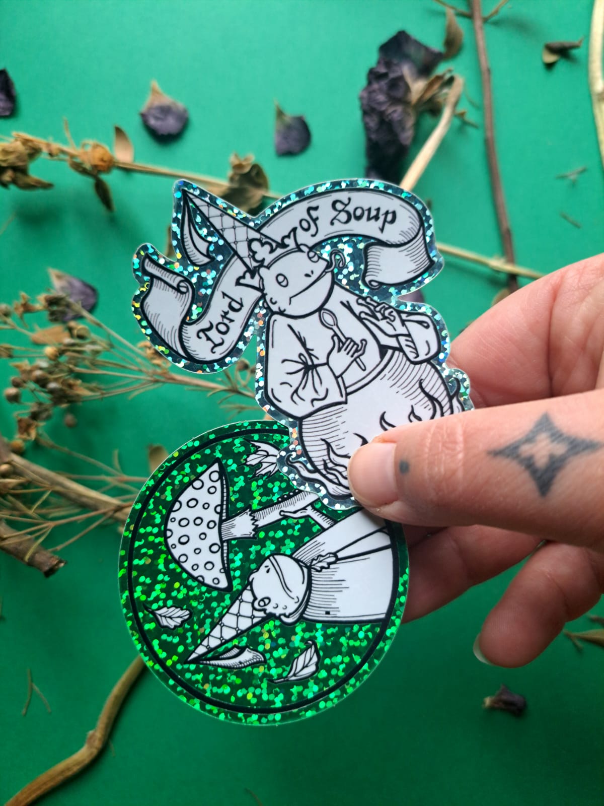 Lot de 2 stickers Archibald